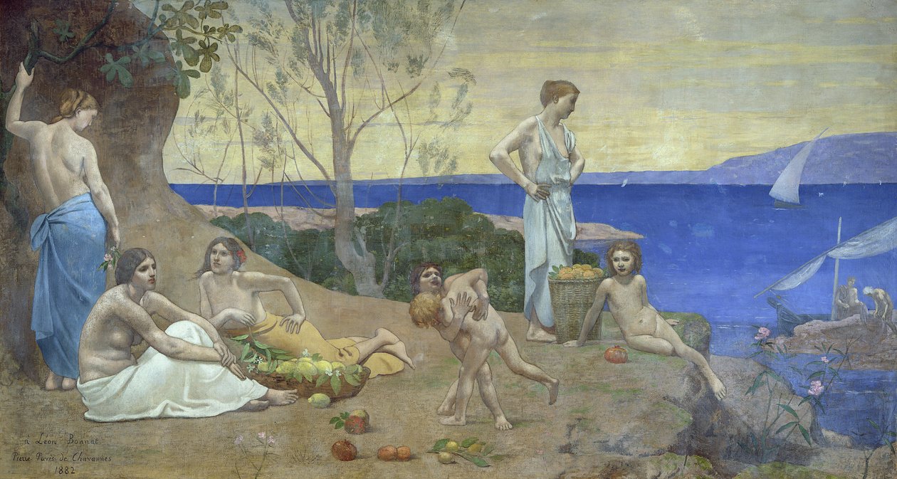 Sladká země, 1882 od Pierre Puvis de Chavannes