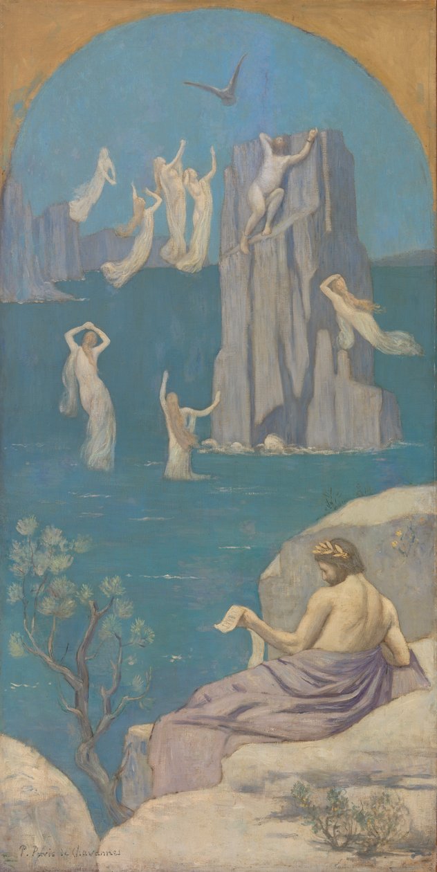Dramatická poezie (Aischylos) od Pierre Puvis de Chavannes
