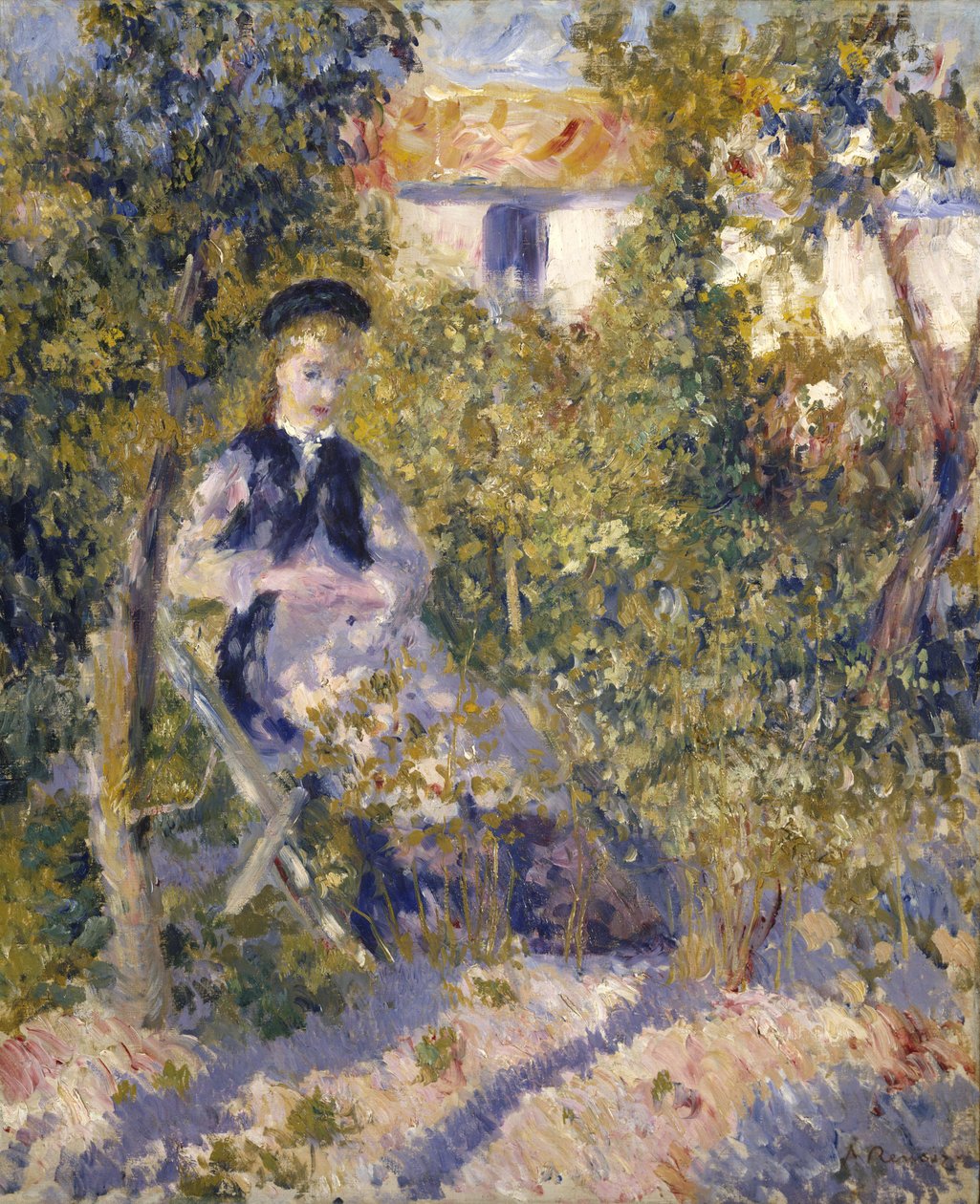 Nini v zahradě (Nini Lopez) od Pierre Auguste Renoir
