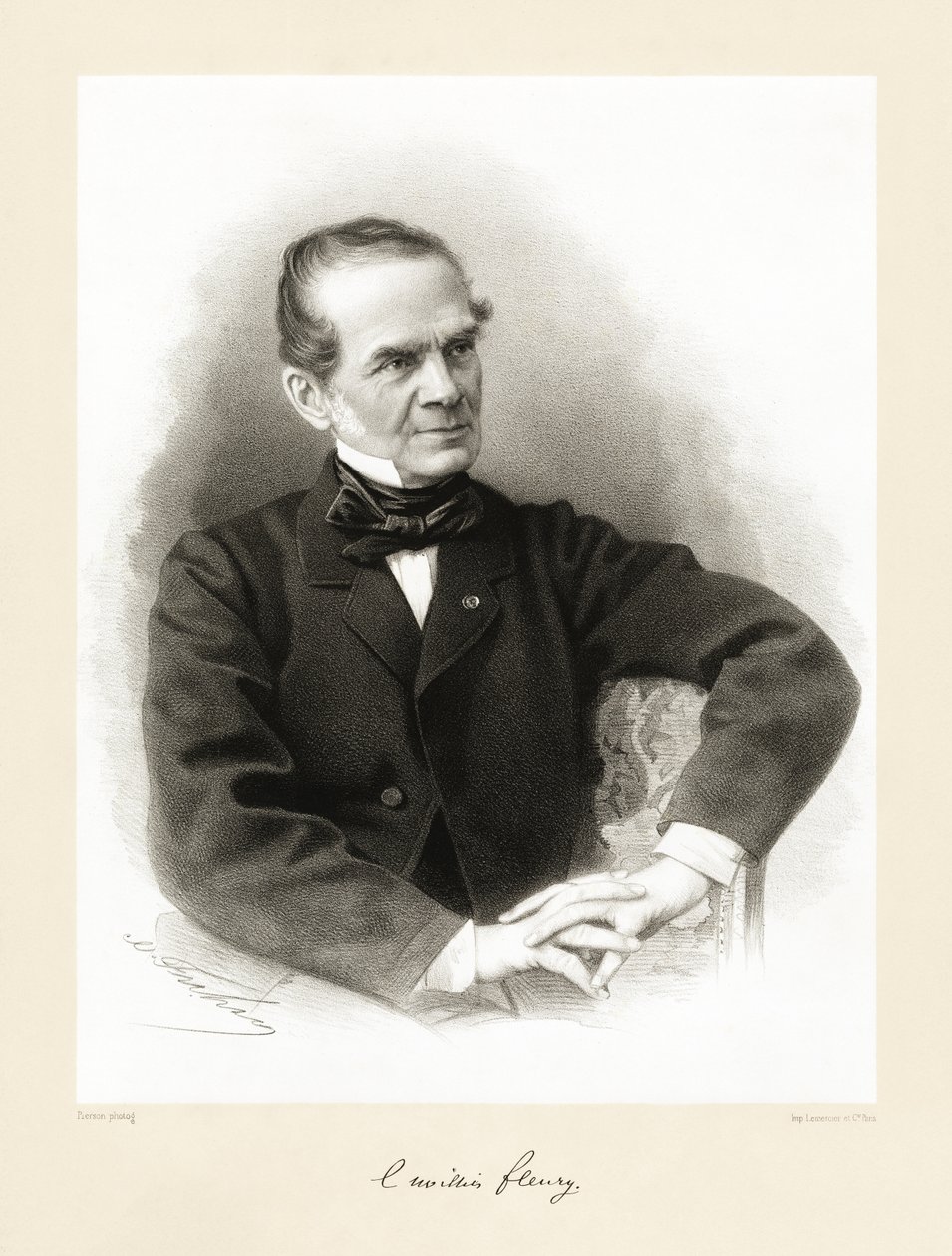 Alfred Auguste Cuvillier-Fleury, 1865-66 od Pierre Louis Pierson