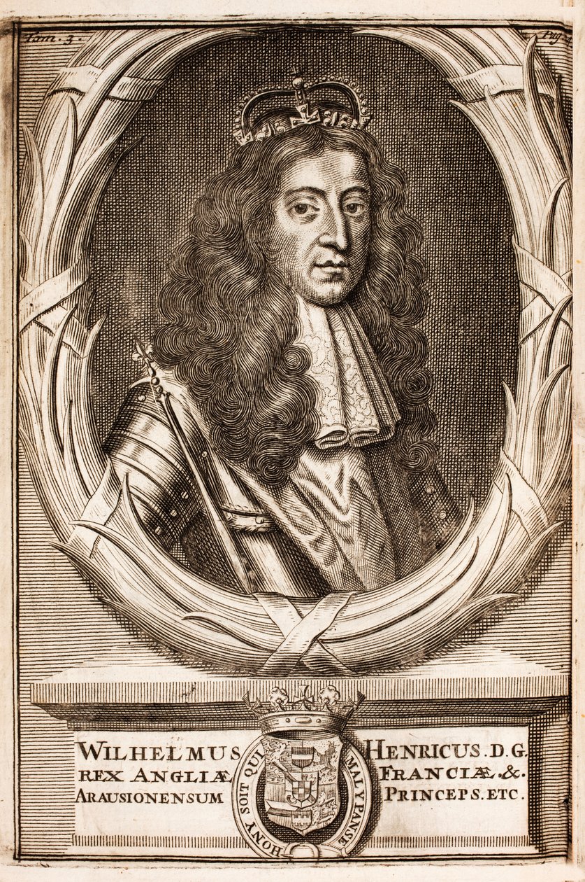 Král Vilém III. (1650-1702) od Pierre  Mortier