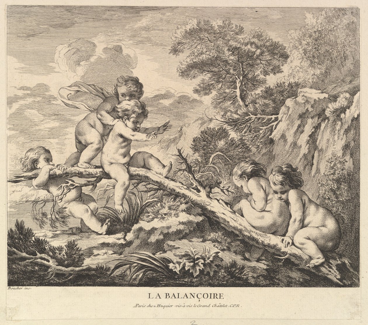 Swing, ca. 1738. od Pierre Alexandre Aveline