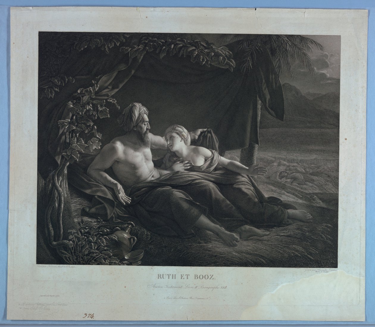Ruth a Boaz od Pierre Alexandre Tardieu