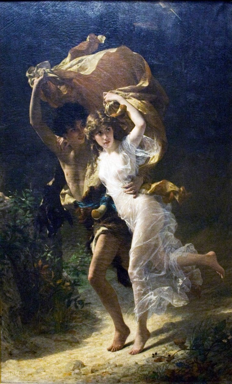 Bouře od Pierre Auguste Cot