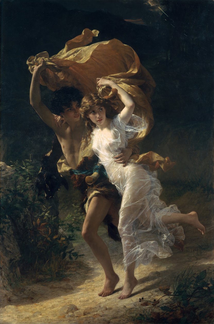 Bouře, 1880. od Pierre Auguste Cot