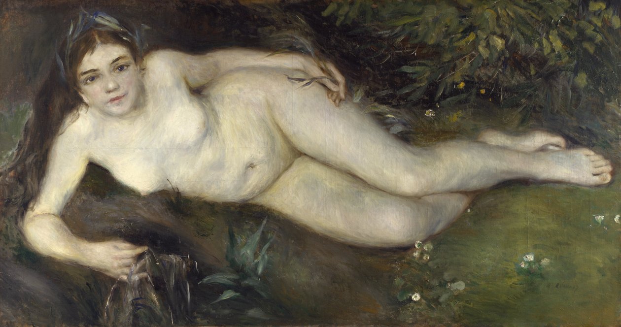 Nymph by a Stream, 1869-1870 od Pierre Auguste Renoir