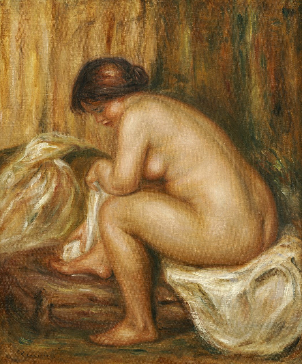 Po koupeli, kolem roku 1900 od Pierre Auguste Renoir