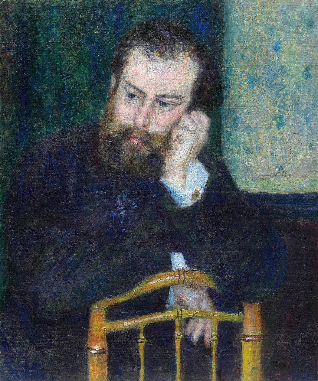 Alfred Sisley, 1876. od Pierre Auguste Renoir