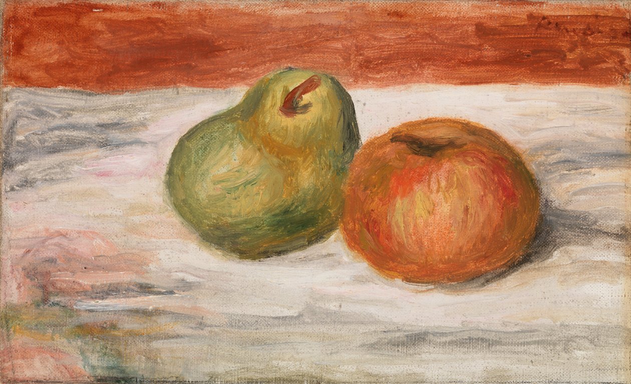 Jablko a hruška od Pierre Auguste Renoir