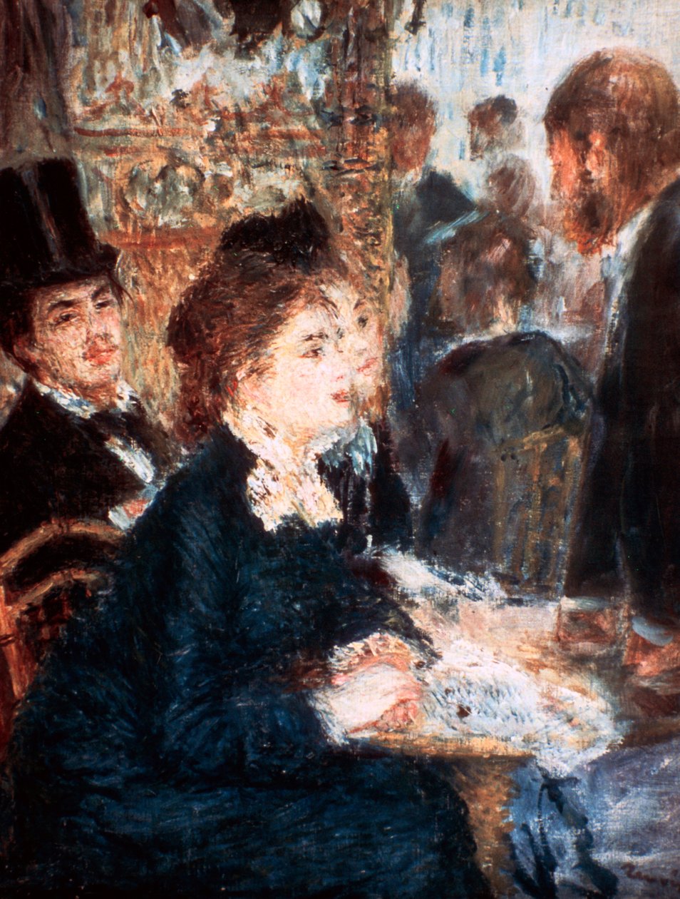 V kavárně, c1877 od Pierre Auguste Renoir