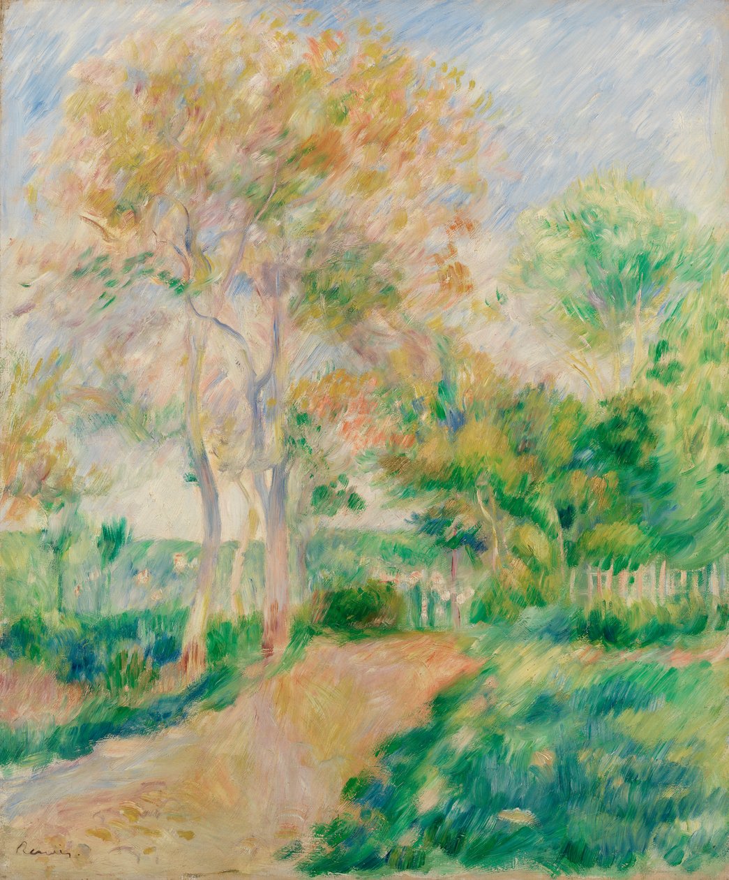 Podzimní Krajina od Pierre Auguste Renoir