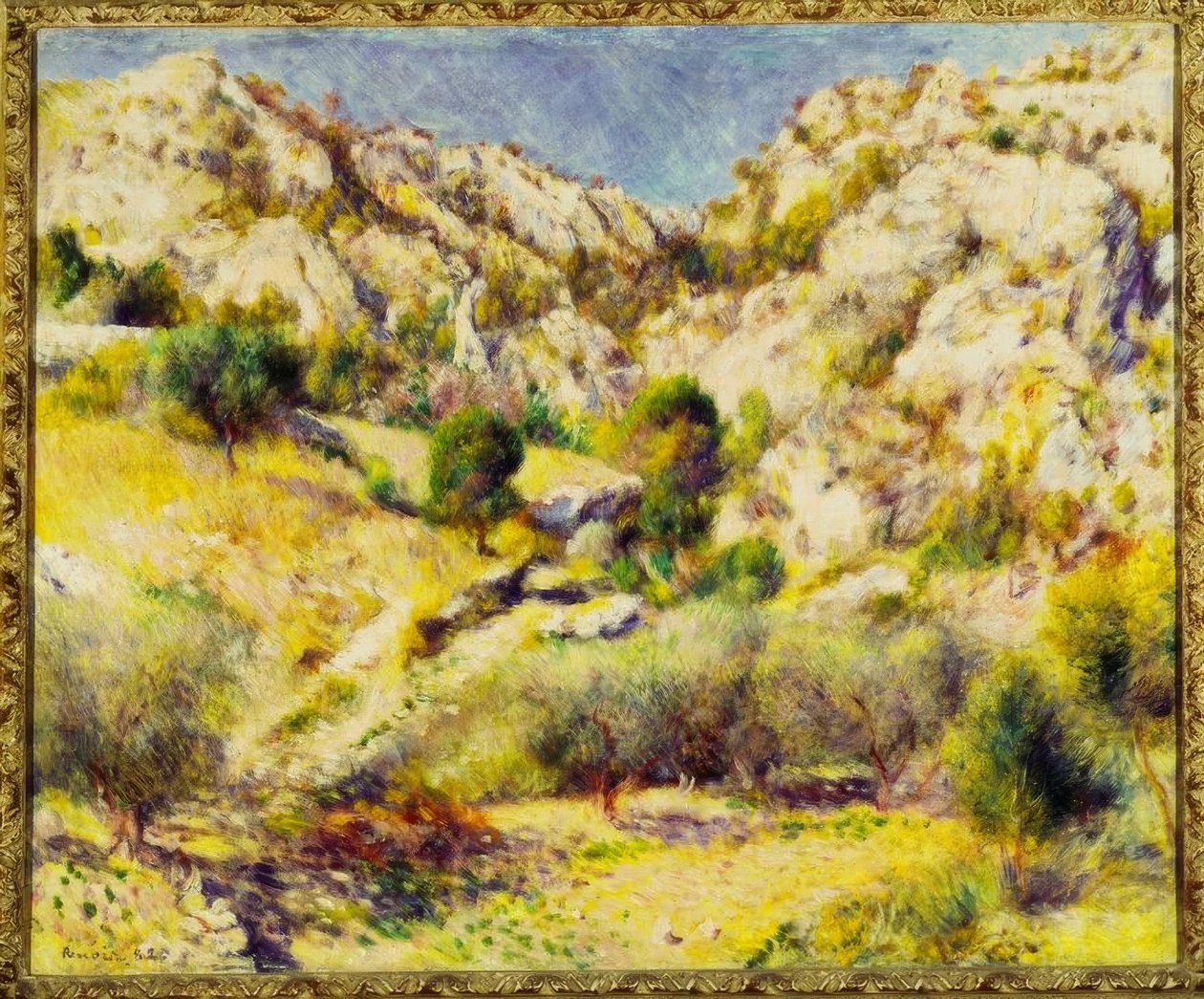 Berge am Estaque od Pierre Auguste Renoir