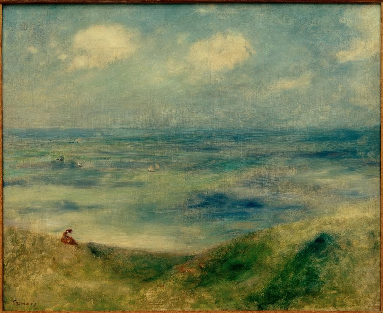 výhled na moře od Pierre Auguste Renoir