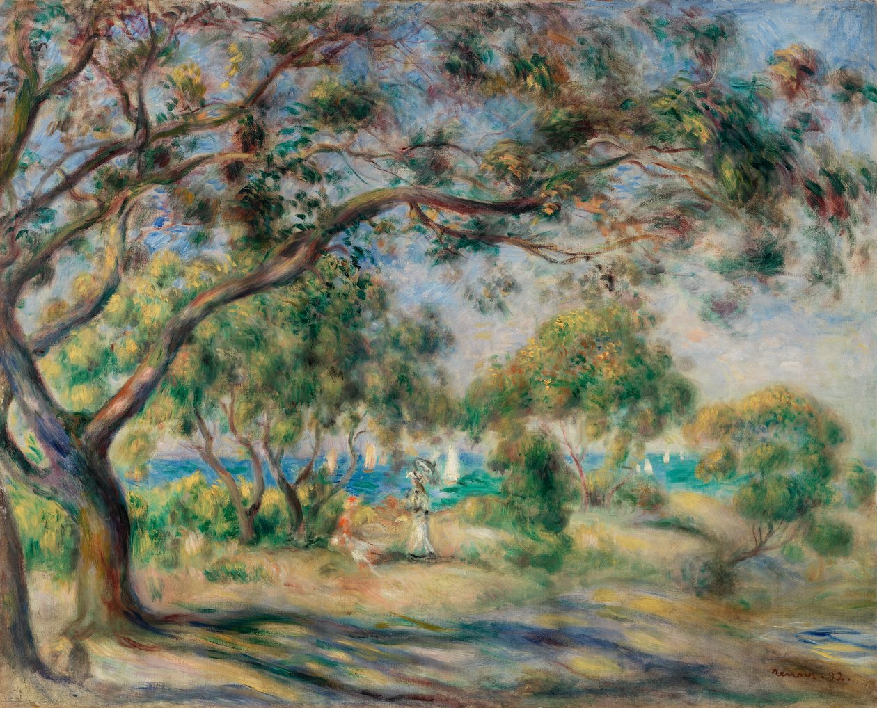 Dřevo židle (Noirmoutier) od Pierre Auguste Renoir