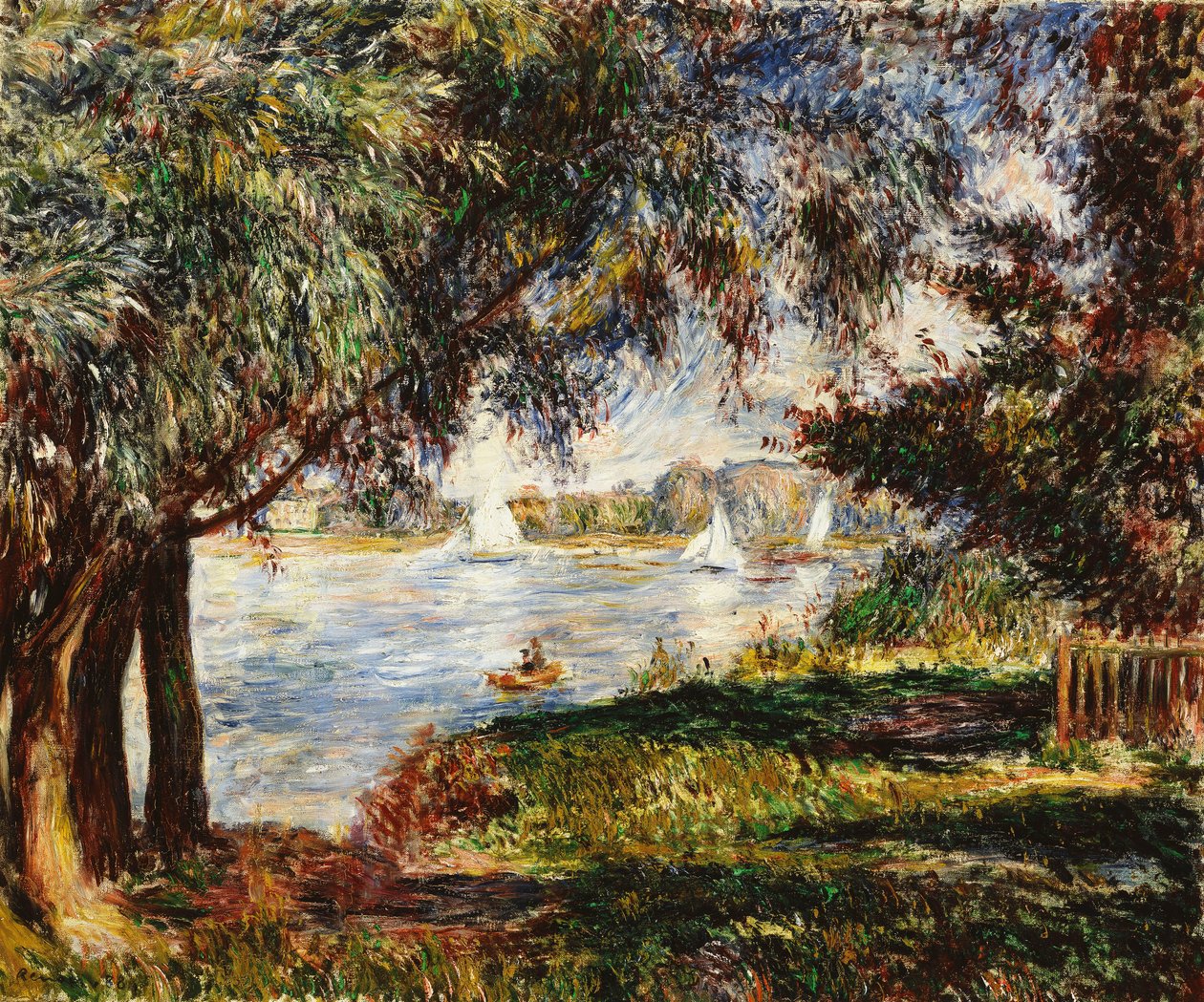 Bougival, 1888 od Pierre Auguste Renoir