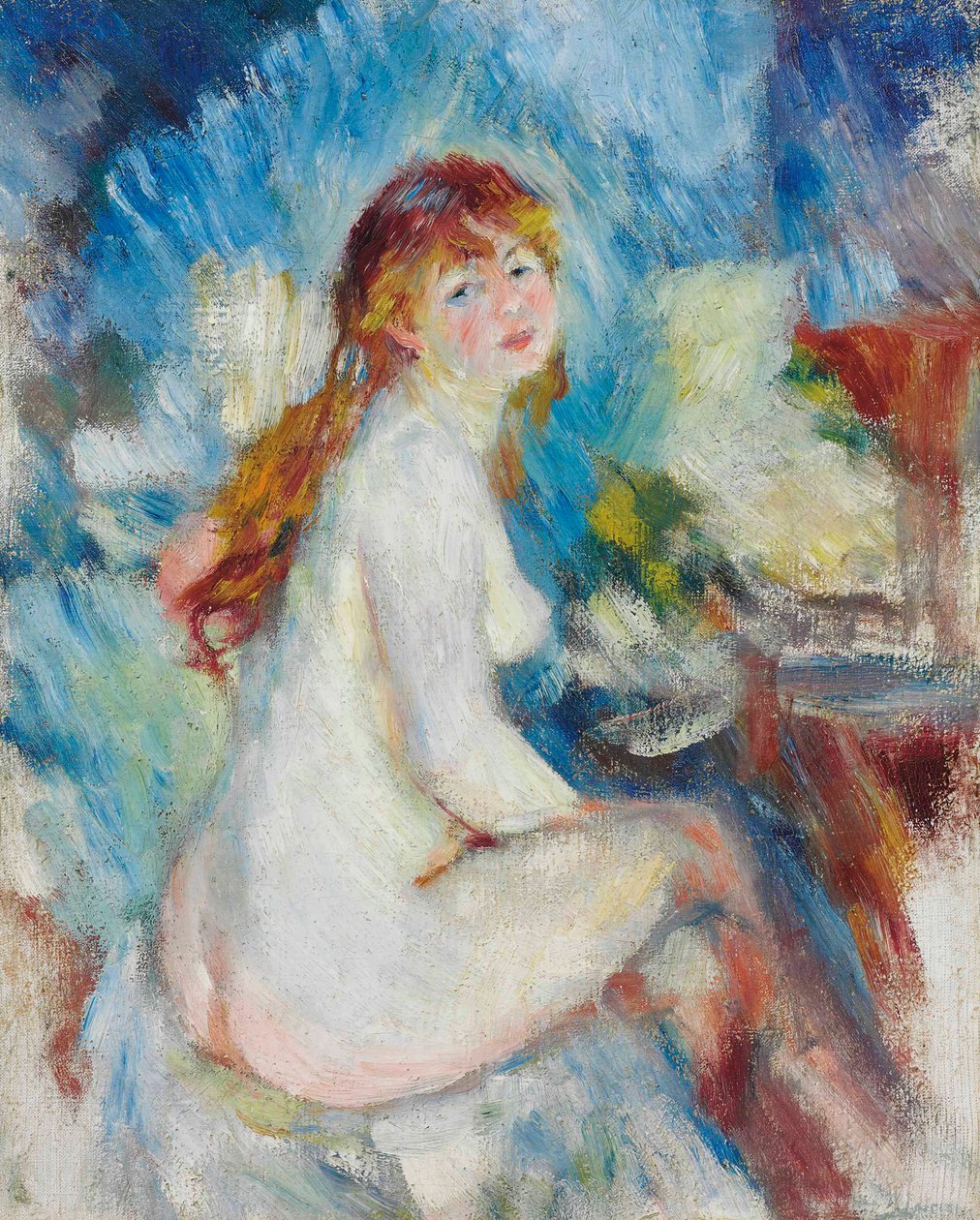Busta nahé ženy, cca 1879. od Pierre Auguste Renoir