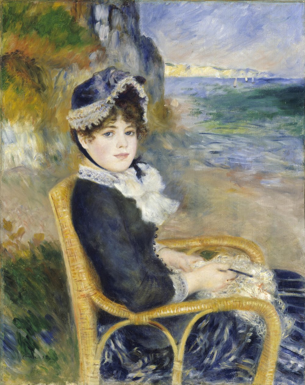 U pobřeží, 1883 od Pierre Auguste Renoir
