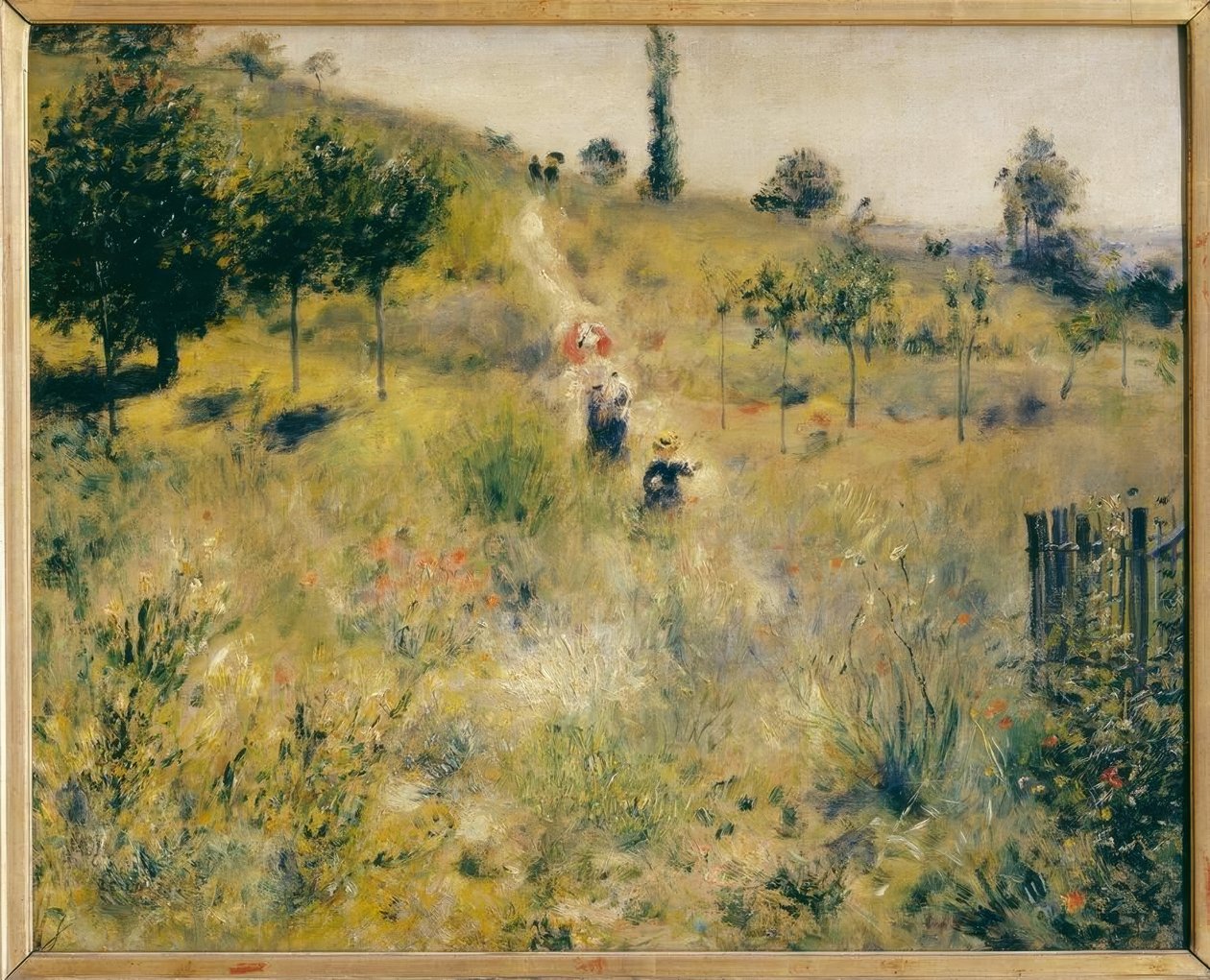 Cesta nahoru ve vysoké trávě od Pierre Auguste Renoir
