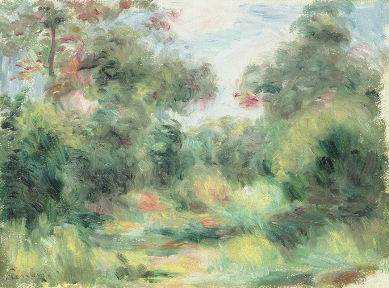 Clairiere, cca 1900 (olej na plátně) od Pierre Auguste Renoir