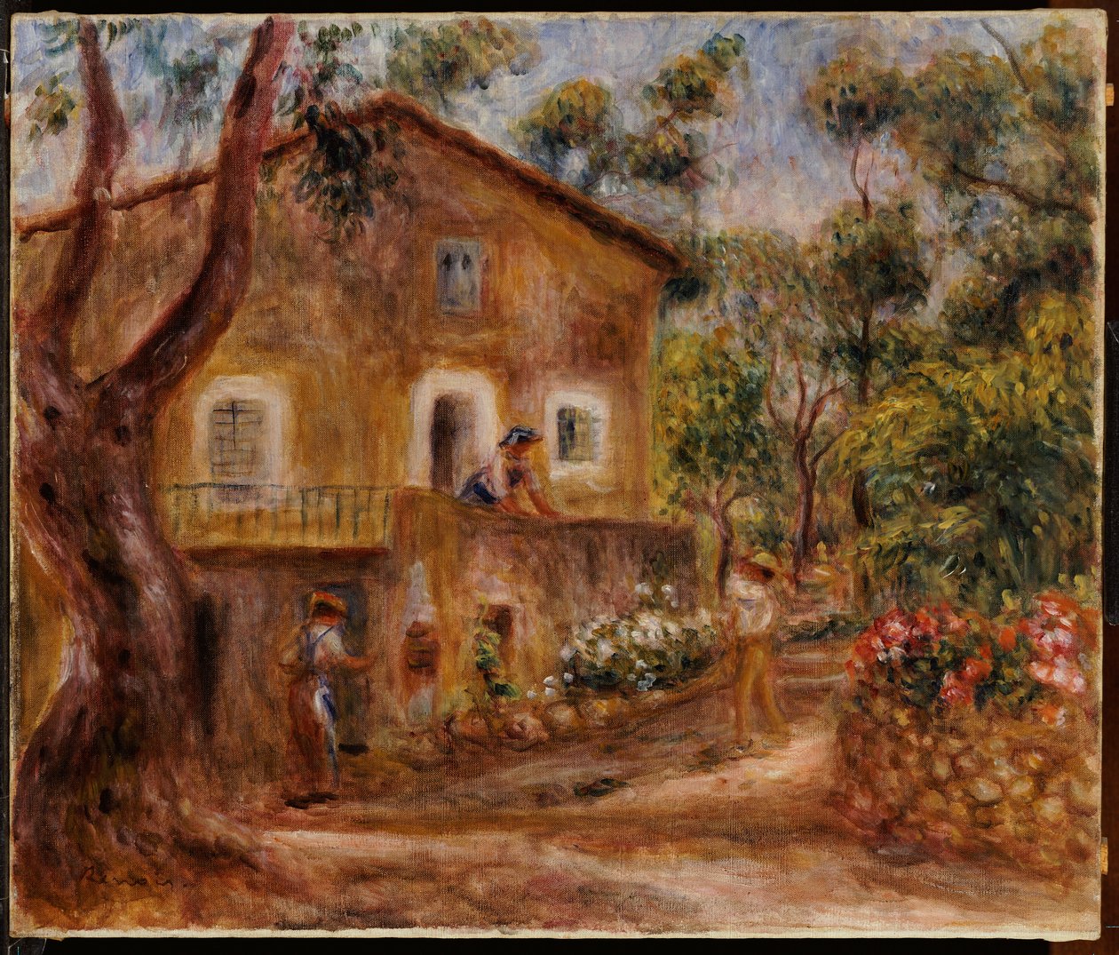 Colletteův dům v Cagne, 1912 od Pierre Auguste Renoir