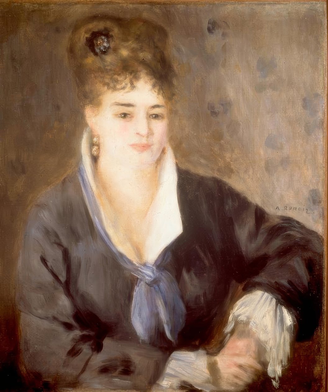 Dáma v černém od Pierre Auguste Renoir