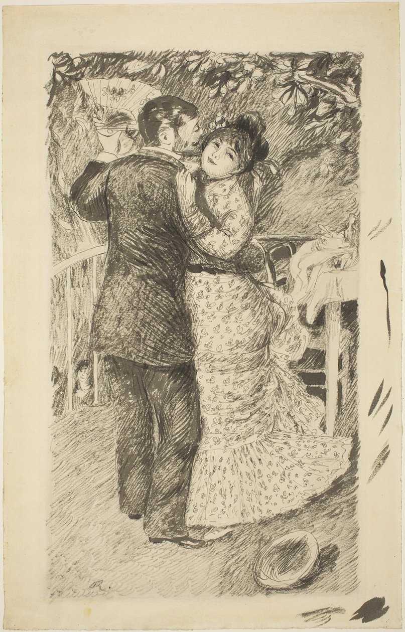 Tanec na venkově, 1883. od Pierre Auguste Renoir