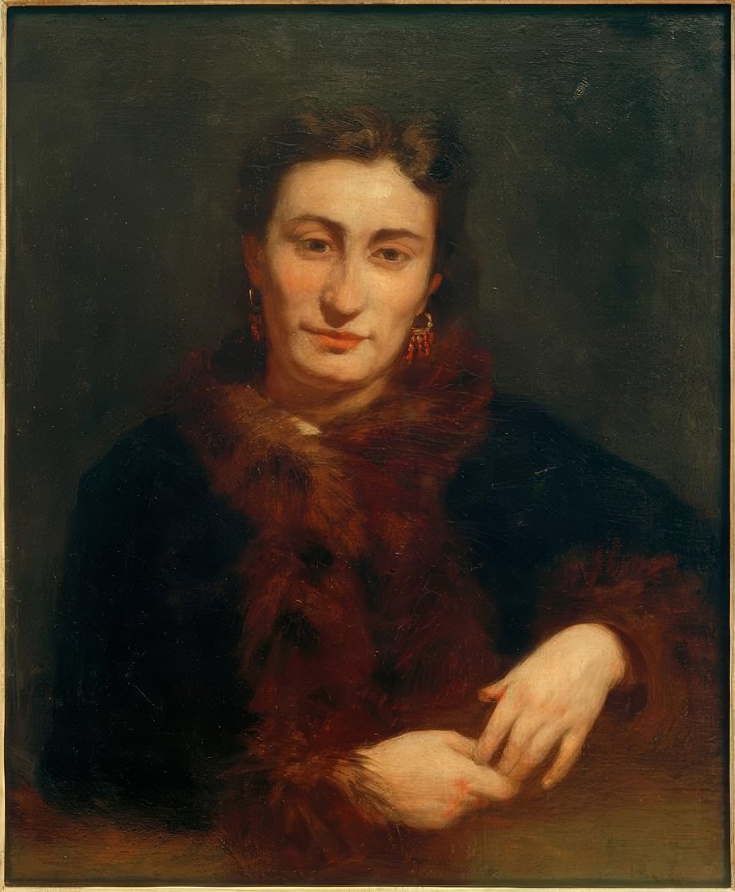 Dáma v kožichu od Pierre Auguste Renoir