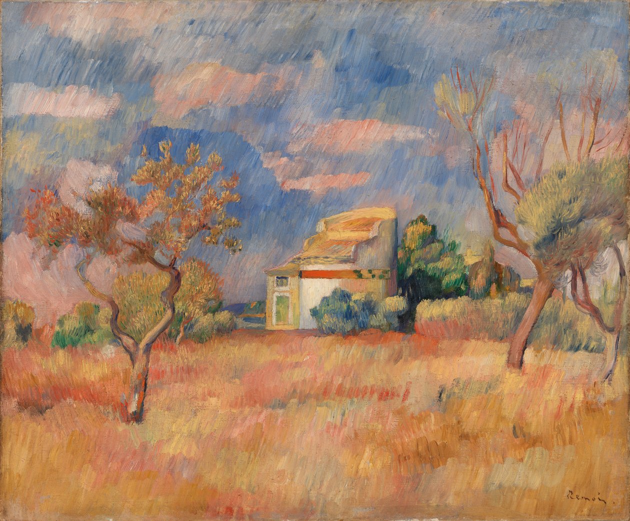 Holubník v Bellevue (Pigeonnier de Bellevue) od Pierre Auguste Renoir