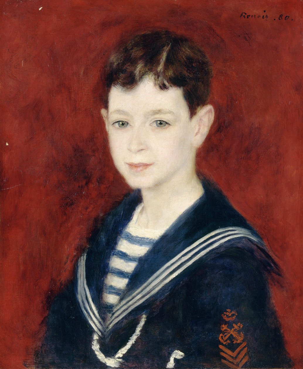 Fernand Halphen jako chlapec, 1880 od Pierre Auguste Renoir