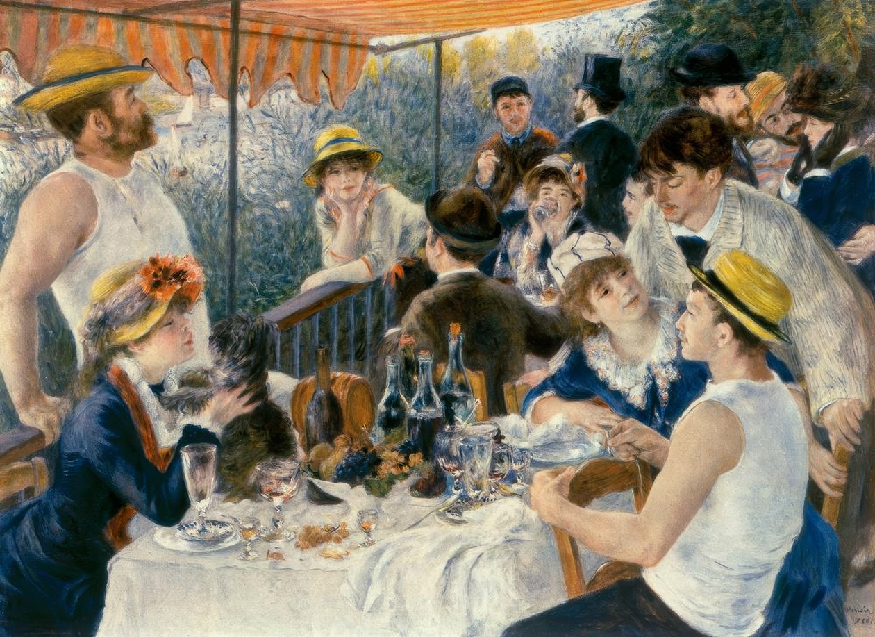 Snídaně veslařů od Pierre Auguste Renoir