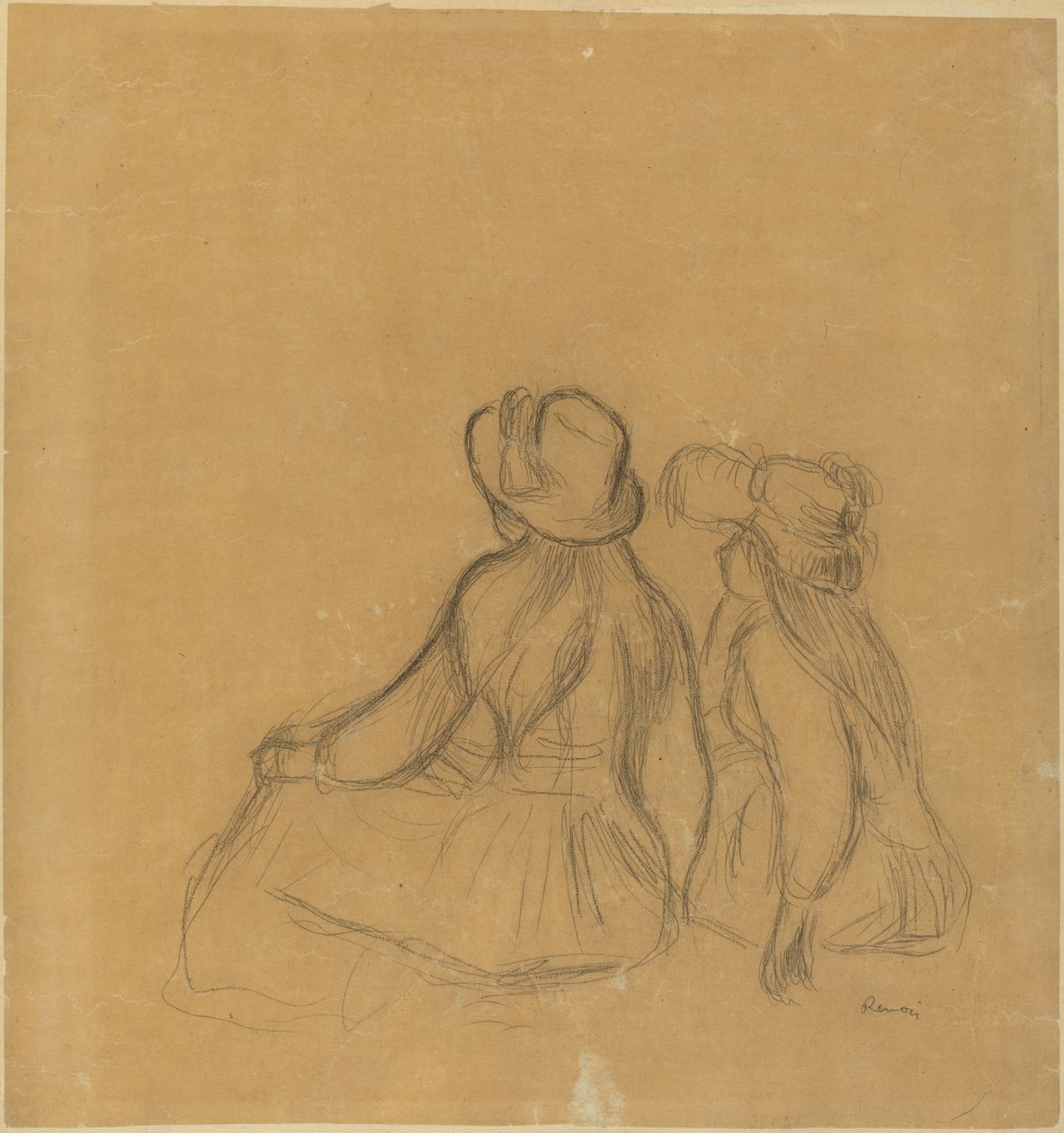 Dívčí, c. 1890. od Pierre Auguste Renoir