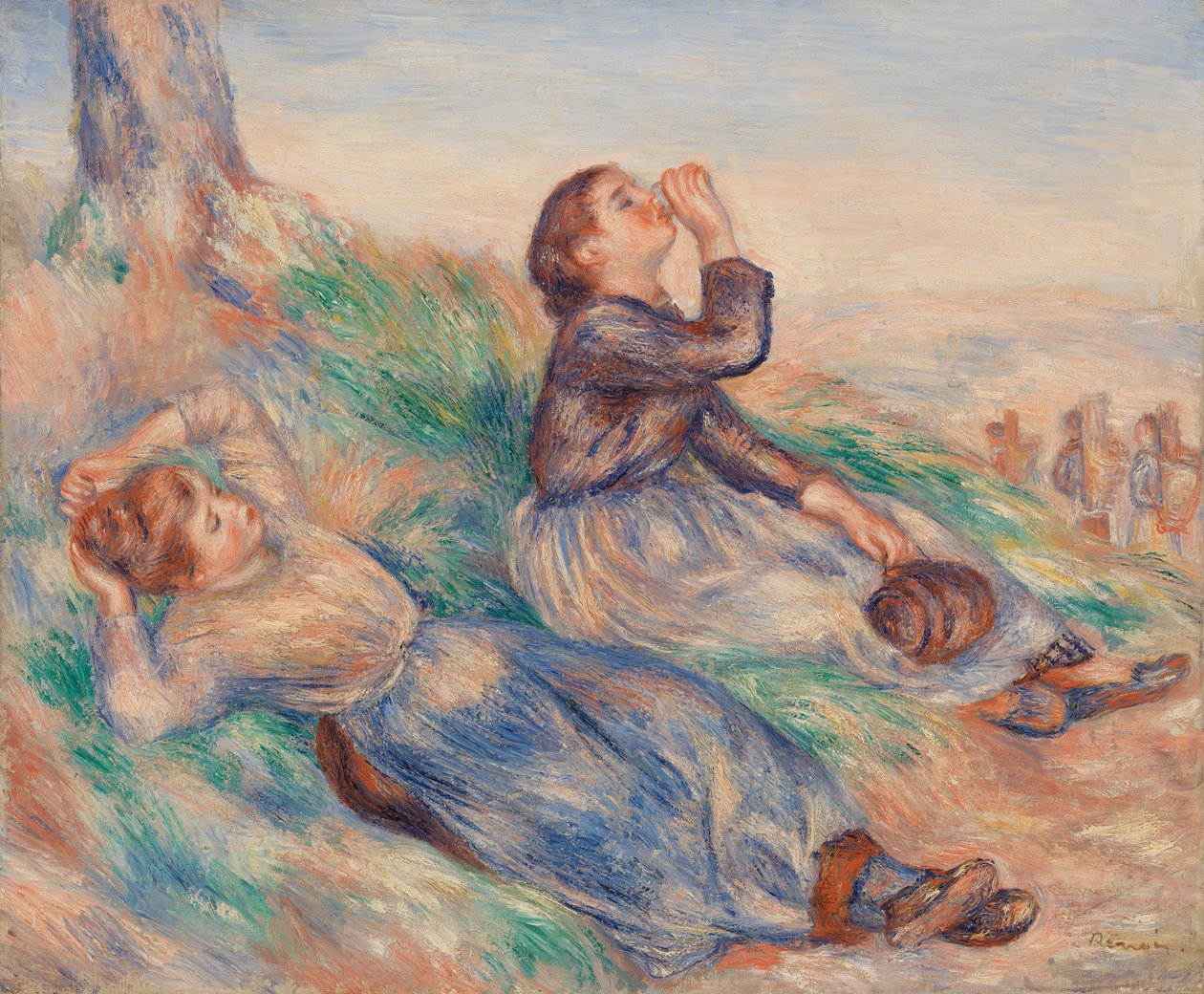 Sběrači hroznů (Vendangeuses) od Pierre Auguste Renoir