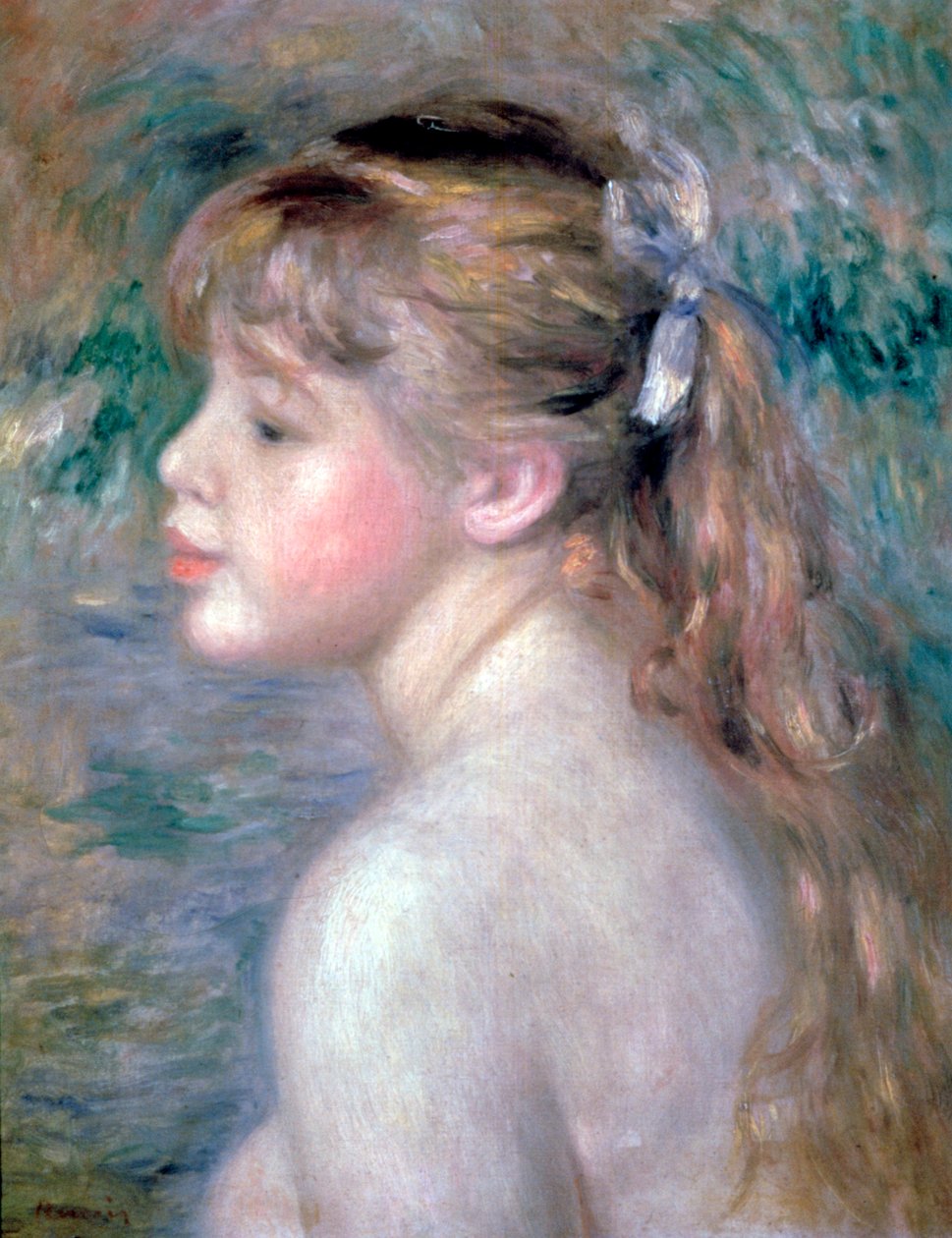 Hlava dítěte, 1892. od Pierre Auguste Renoir