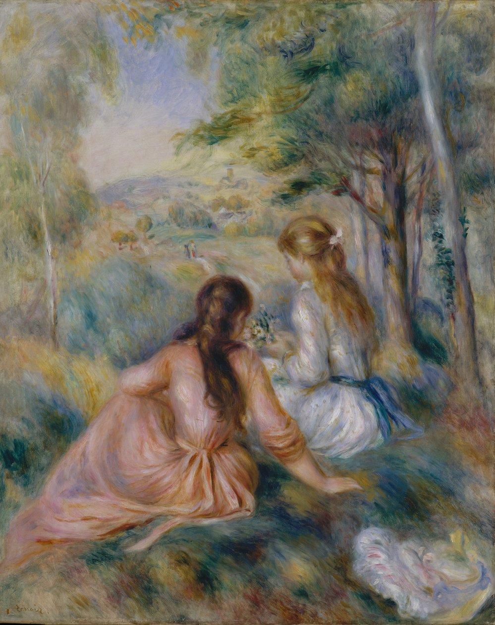 Na louce, 1888-92 od Pierre Auguste Renoir