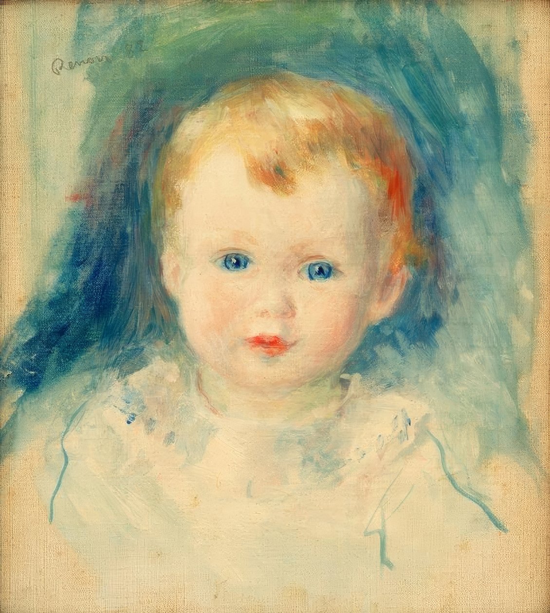 Portrét dítěte od Pierre Auguste Renoir