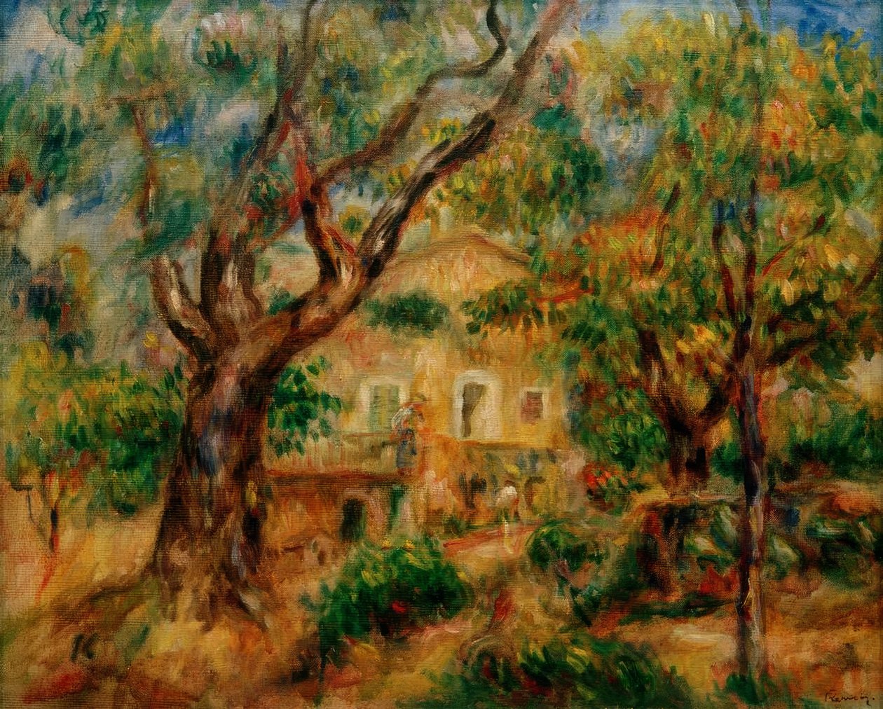 La Ferme aux Collettes od Pierre Auguste Renoir