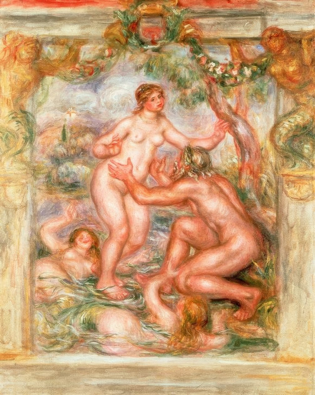 Saôna směřuje k Rhôně od Pierre Auguste Renoir