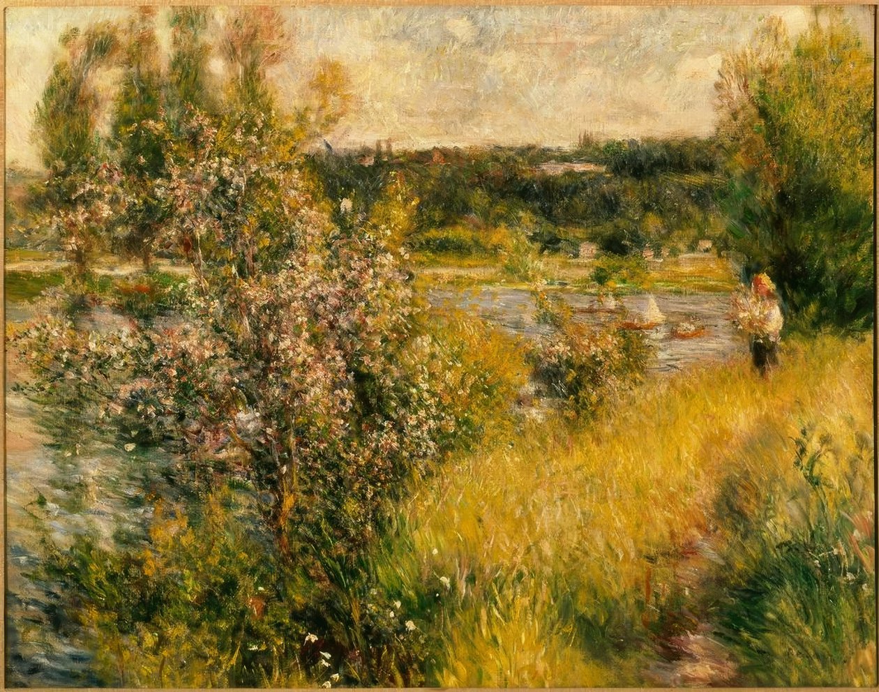 Seina v Chatou od Pierre Auguste Renoir