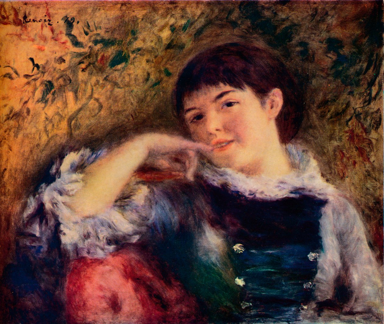 La Songeuse, c19. století od Pierre Auguste Renoir