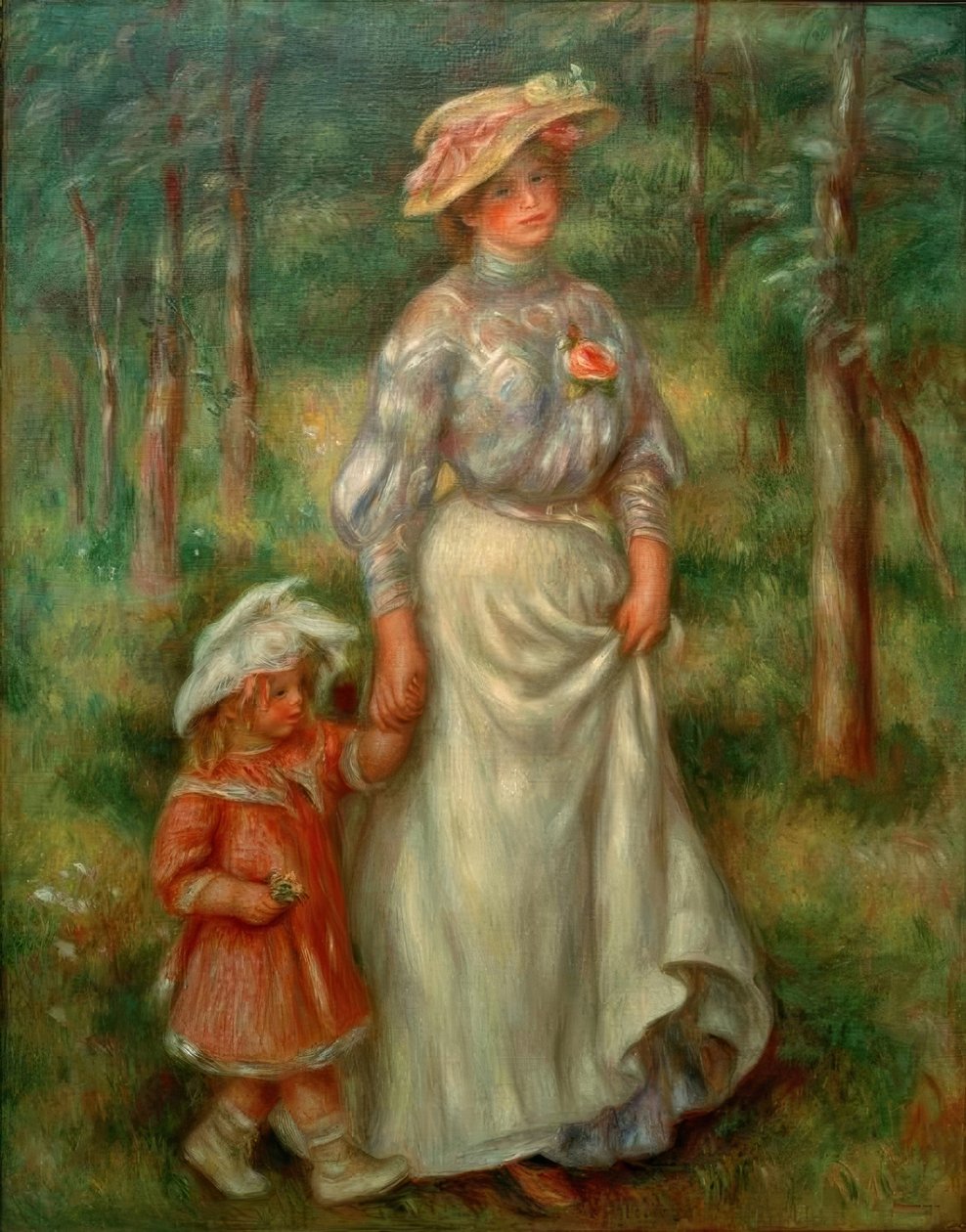 Chůze od Pierre Auguste Renoir