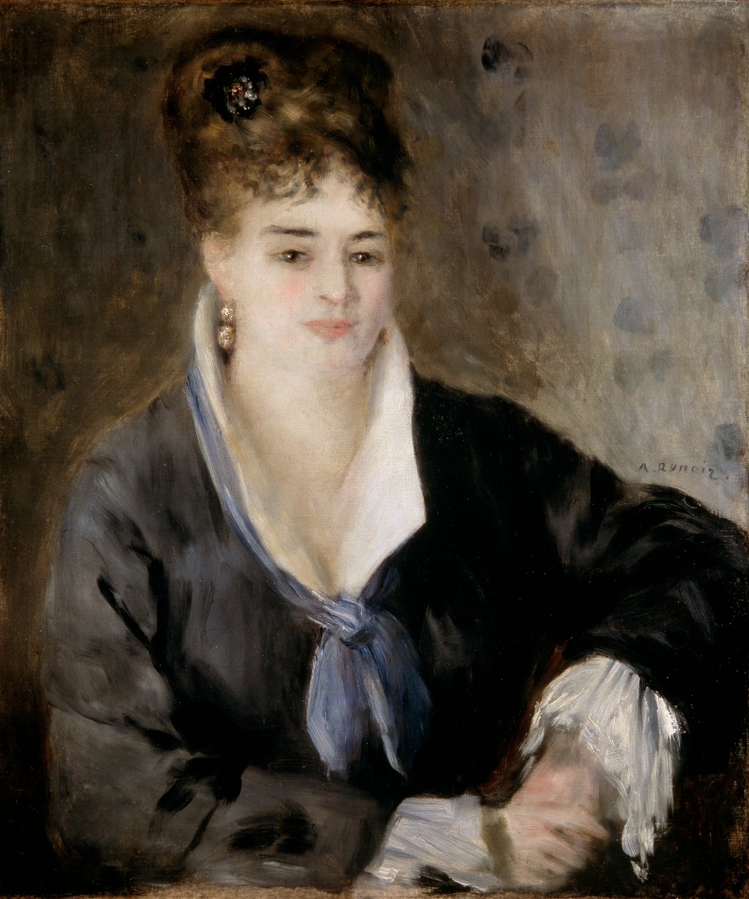 Dáma v černém, 1876. od Pierre Auguste Renoir