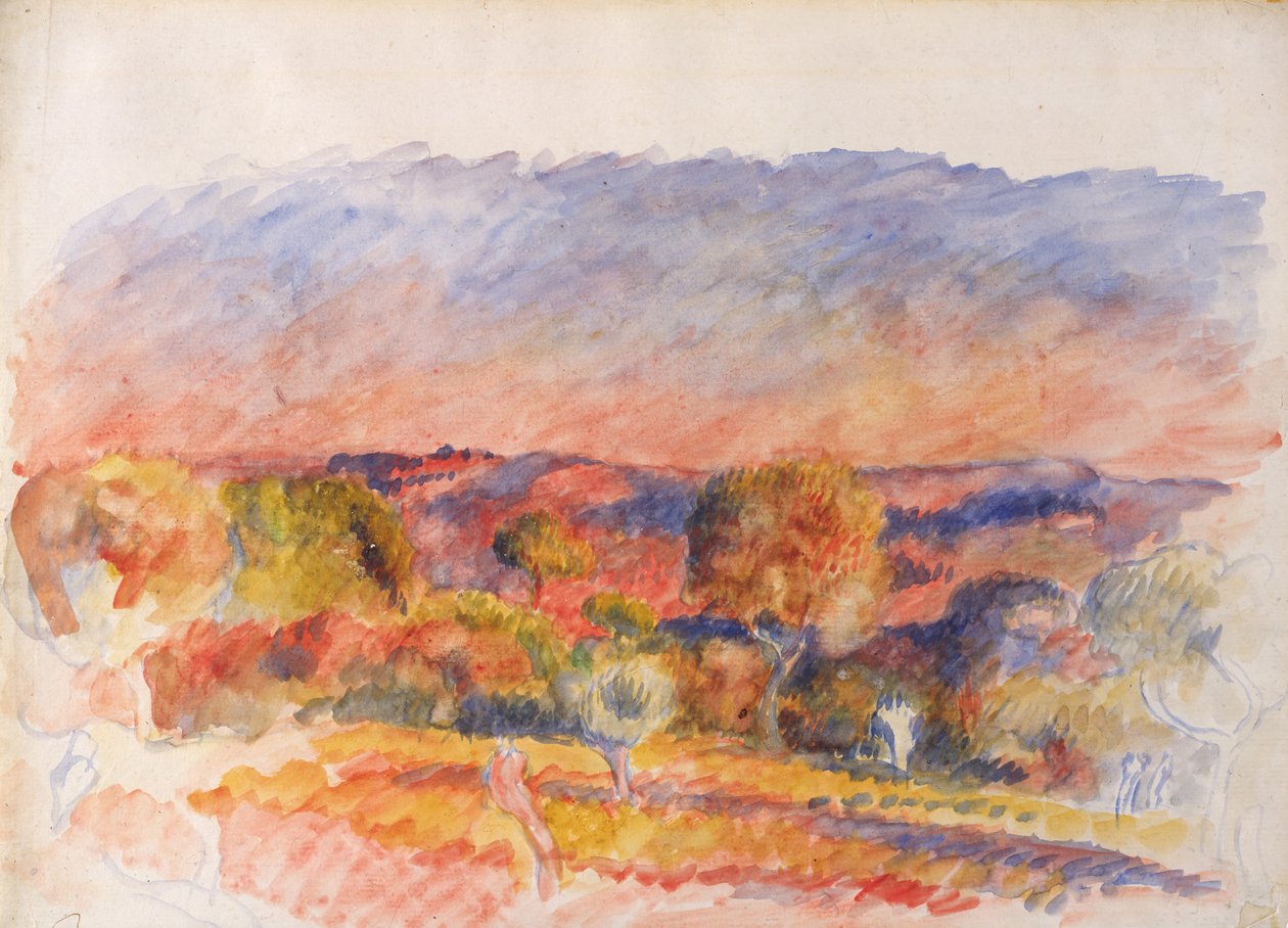 Krajina, 1889. od Pierre Auguste Renoir