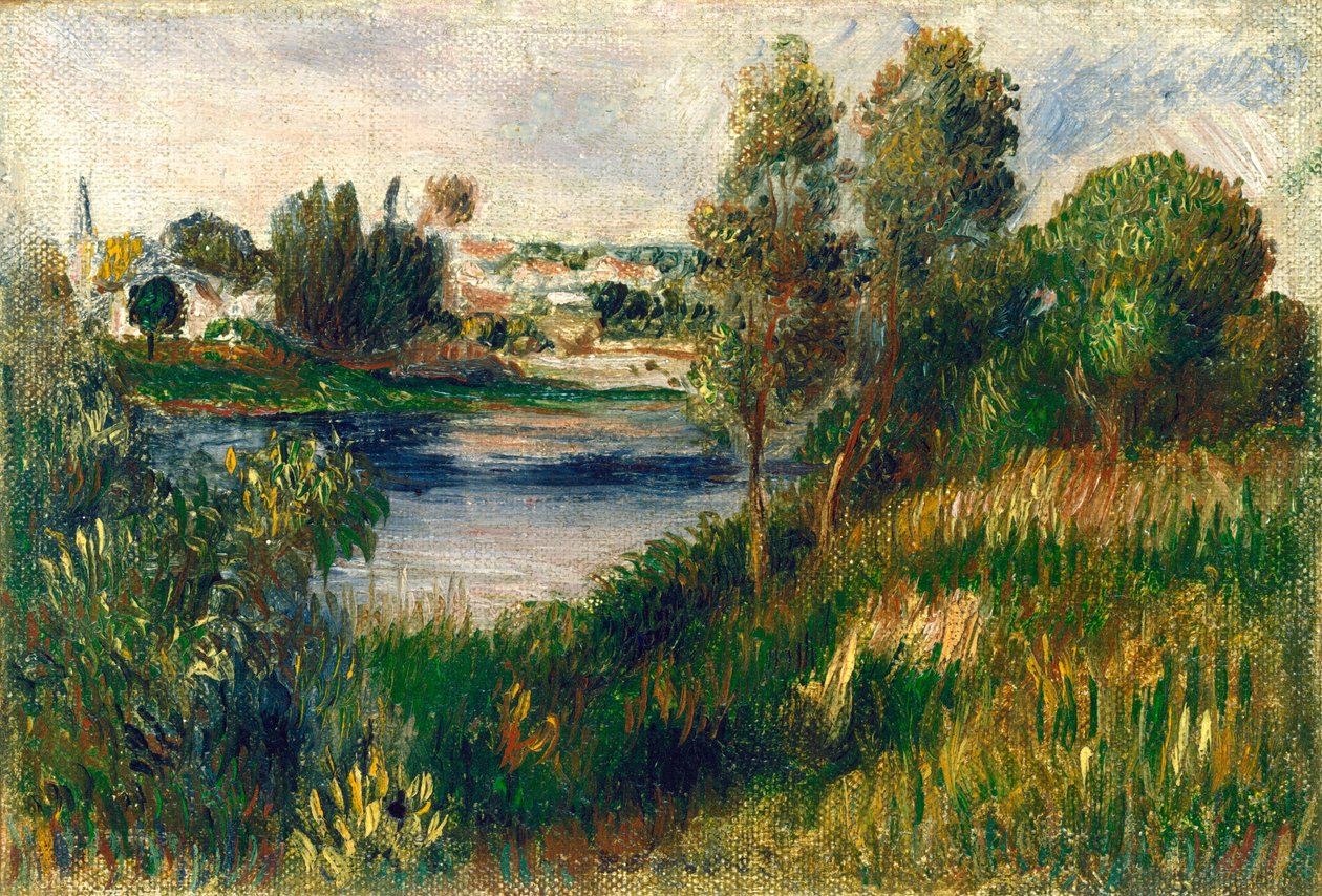 Krajina ve Vétheuil, c. 1890. od Pierre Auguste Renoir
