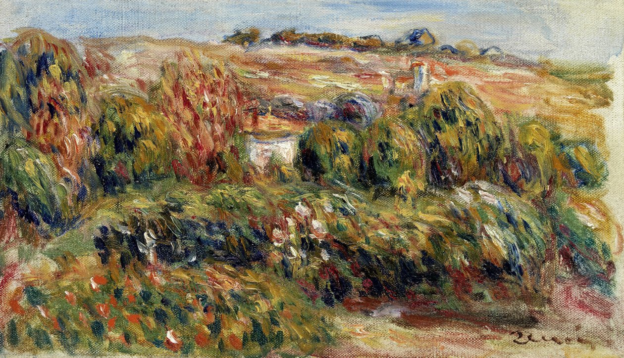 Krajina v Provence, c. 1900 od Pierre Auguste Renoir