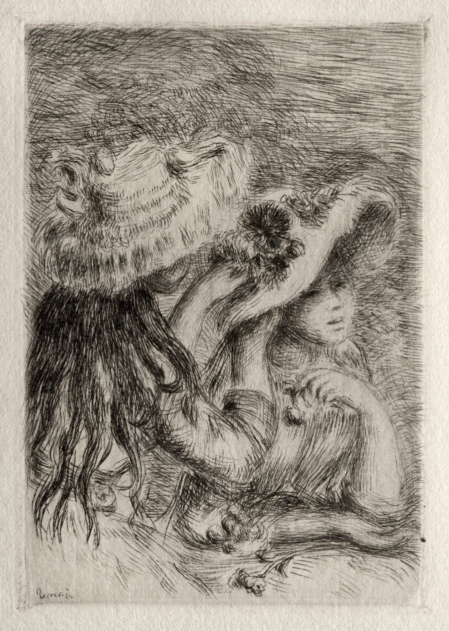 Připnutý klobouk od Pierre Auguste Renoir