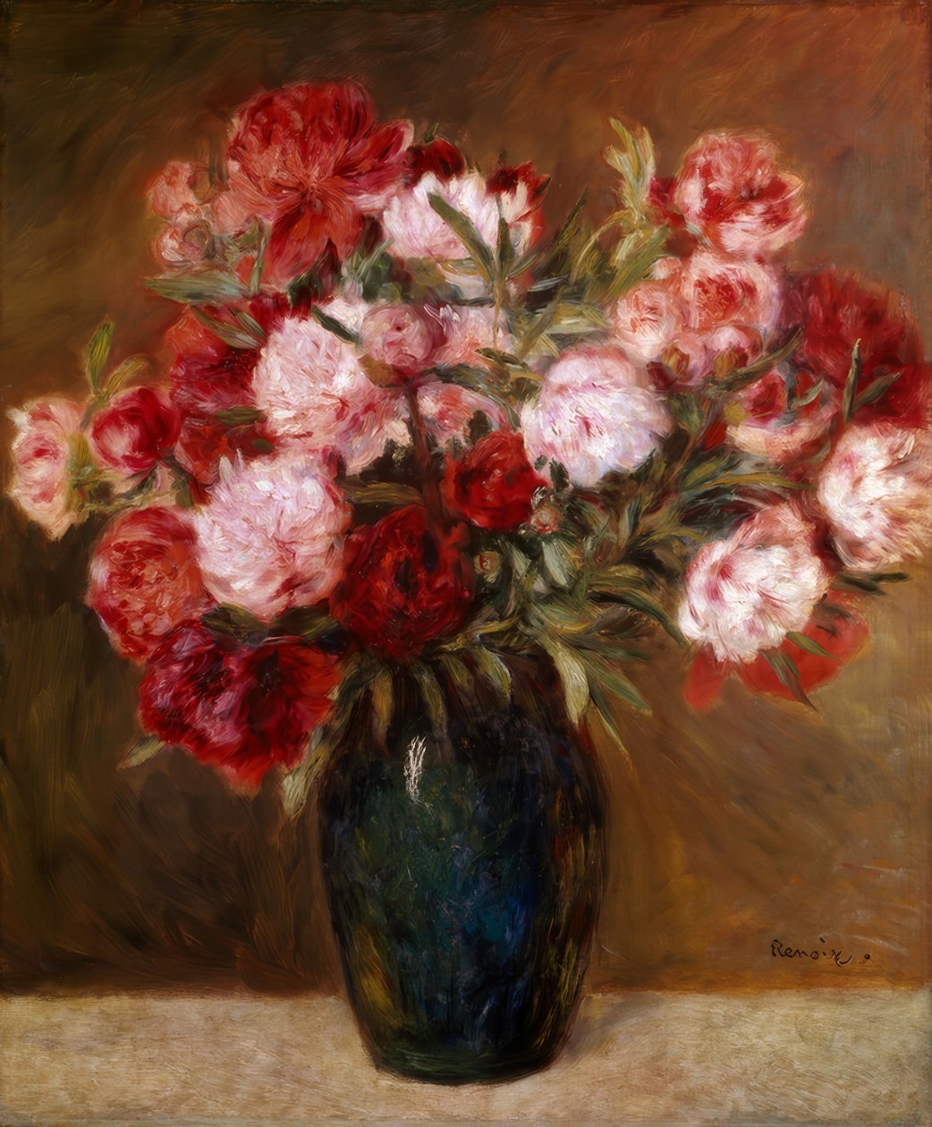 Pivoňky od Pierre Auguste Renoir