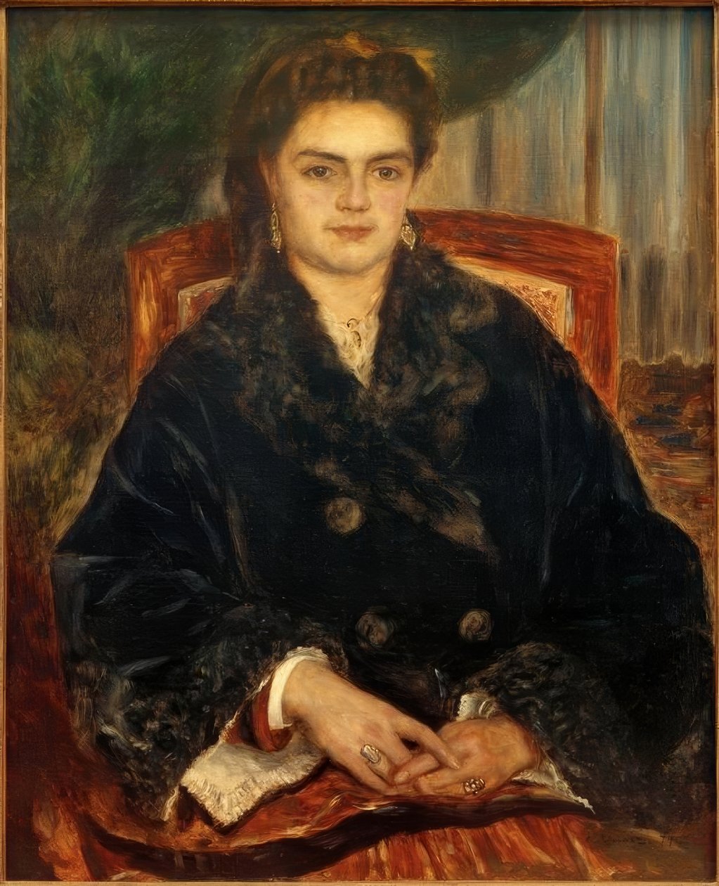 Paní Edouard Bernier od Pierre Auguste Renoir