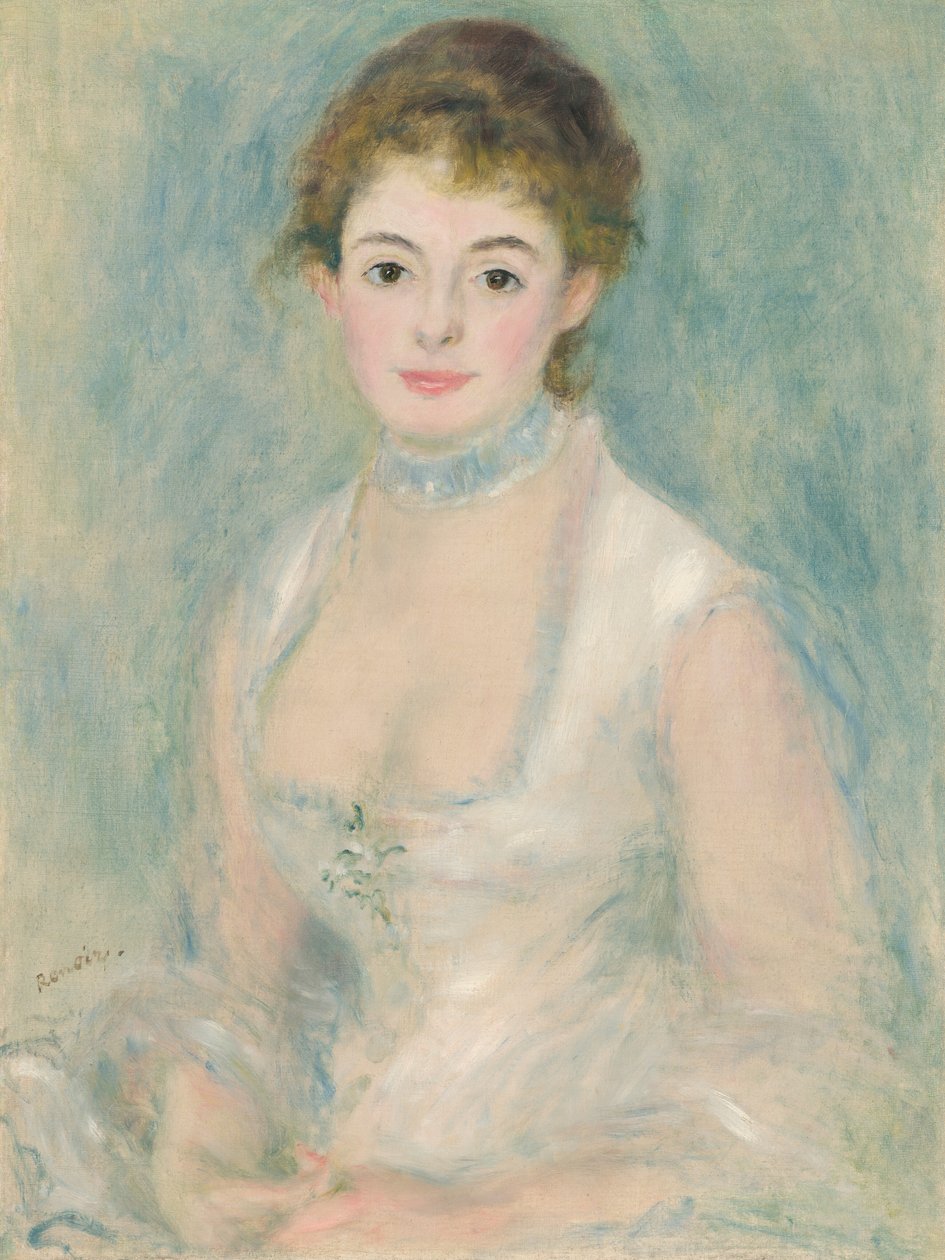 Madame Henriot, c. 1876. od Pierre Auguste Renoir