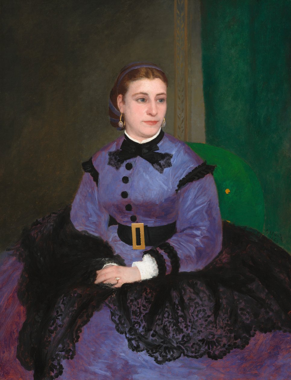 Slečna Sicotová, 1865. od Pierre Auguste Renoir