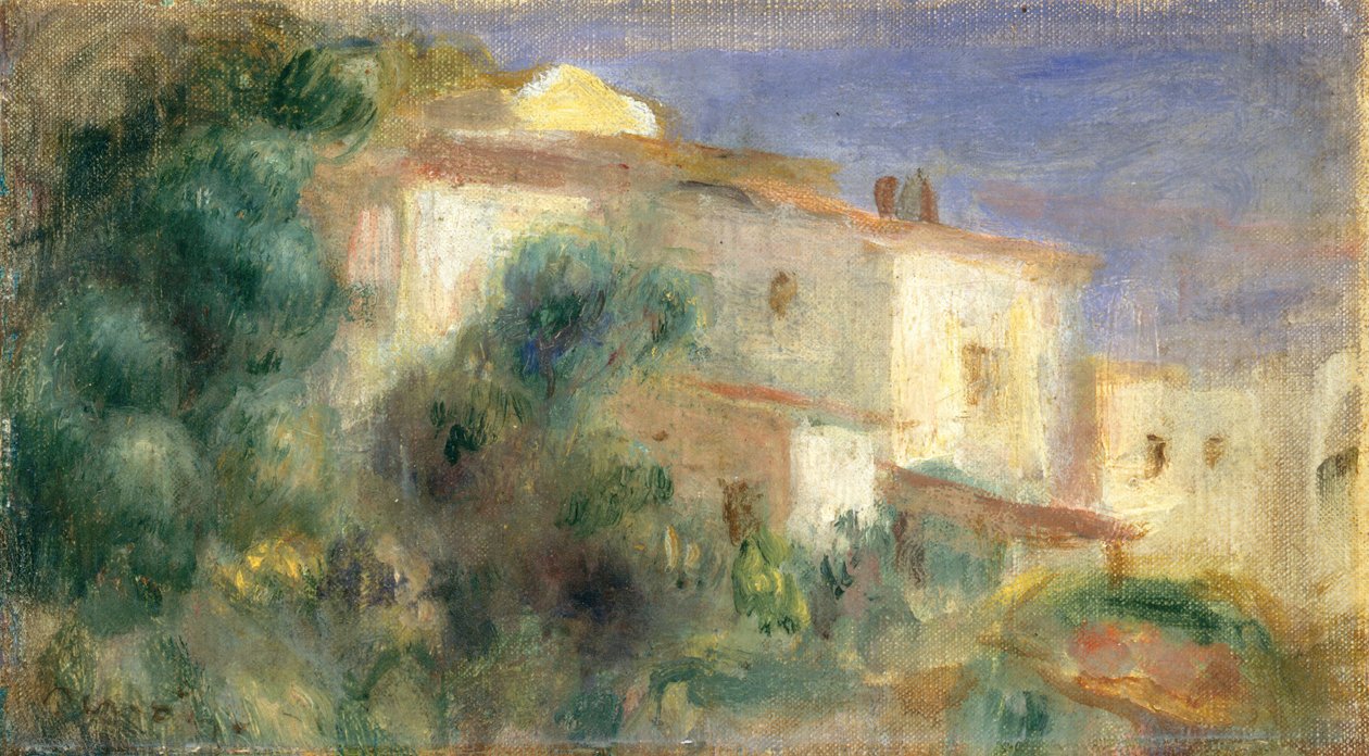 Pošta, Cagnes, 1906-1907. od Pierre Auguste Renoir